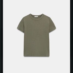 Zara Olive Green Short Sleeve Tee